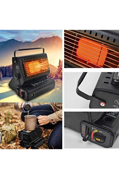 Generic 2-in-1 Portable Gas Heater and Cooking Stove – 1.3 kW Butane Camping ...