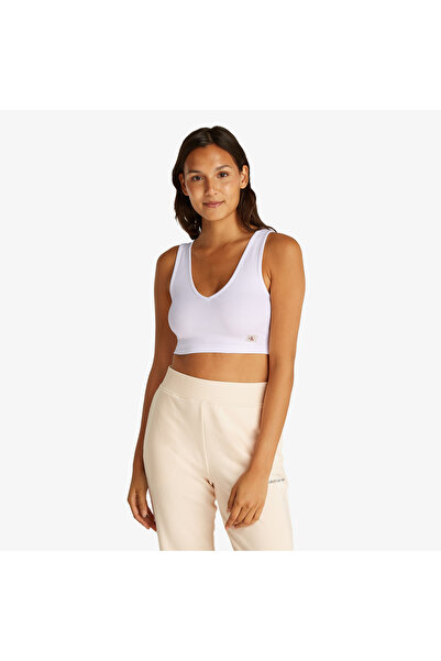 Calvin Klein Kadın Beyaz T-Shirt
