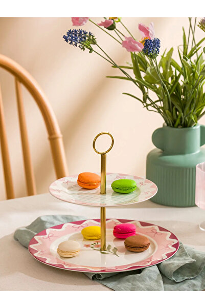 LC Waikiki Lcw Home Mixed Double-Layer Glass Presentation Bowls 27 cm