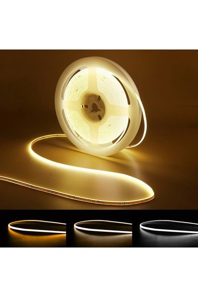 proled Kit bandă LED COB 5M CCT3 APP, Control inteligent, QR, Sincronizare muzicală și Intensitate reglabilă 3000K-6400K