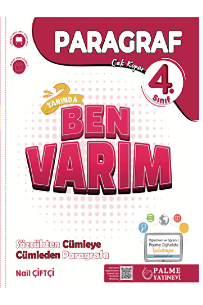 Palme Yayınevi 4.SINIF PARAGRAF YANINDA BEN VARIM ÇEK KOPAR *YENİ*