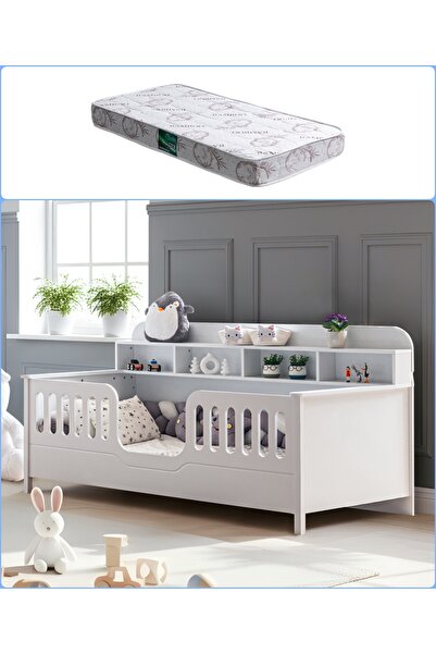 Setay Montessori Karyola, Etap Kitaplıklı Montessori Karyola - 1 Adet 90x190 ...