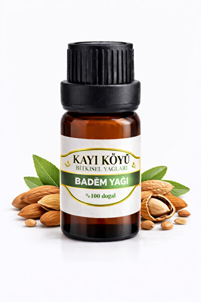 KAYIKÖYÜ AROMATİK BİTKİ YAĞLARI Badem Yağı Soğuk Sıkım % 100 Doğal 10 ml
