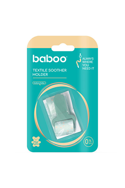 Baboo Suport textil pentru suzetă, 0 luni+
