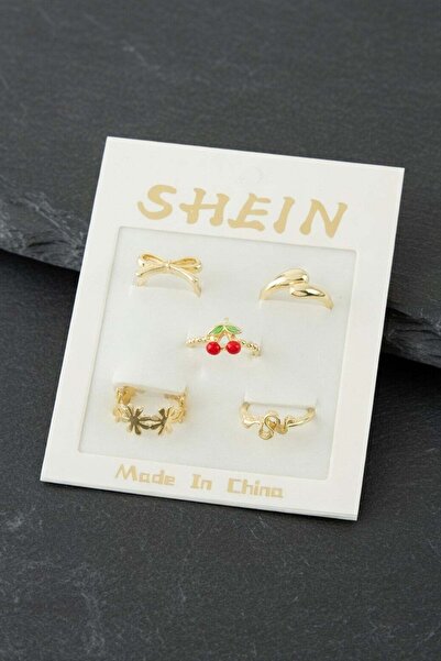 Bijuteri Net 5 Cherry Luxury Joint Rings