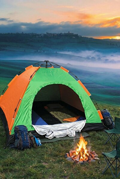 Buffer ® 6 Kişilik Otomatik Kurulum Kamp Çadırı – Outdoor Aile, Doğa, Suya Da...