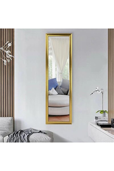 Decorhills مرآة حائطية عمودية مع إطار من البي في سي للمكياج وغرفة النوم والحم...