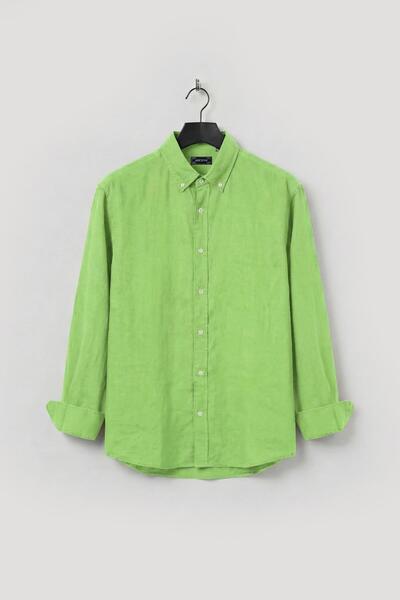 GIESTO Men's Shirt Oversize Light Linen Shirt