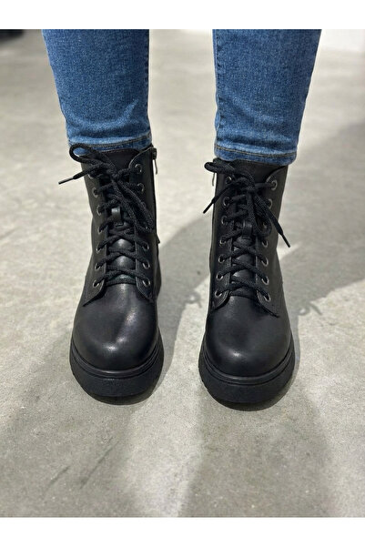 I Love Shoes Γυναικείες Μπότες Voltera Μαύρες Ματ Δερμάτινες