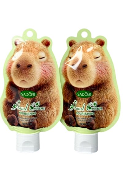 SADOER Nourishing Hand Cream in its special Capybara-shaped packaging 80g.