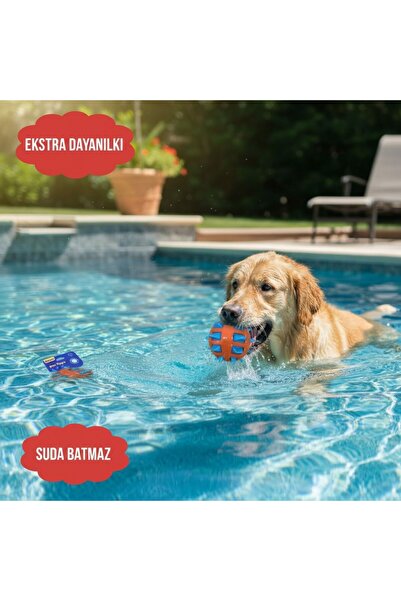 merkopets SUDA BATMAYAN ULTRA DAYANIKLI TOP(vikvik sesli)