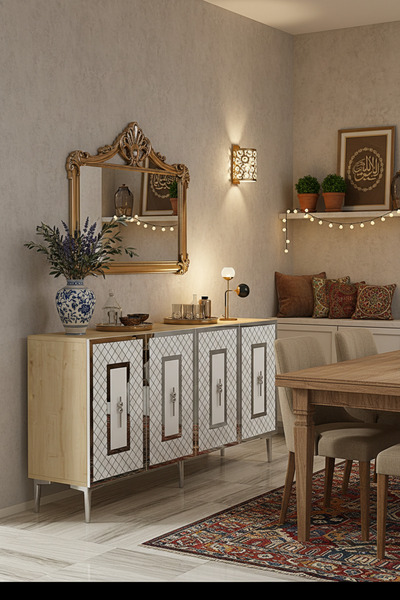 zetuna home KA1510DBS KONSOL, ÇOK AMAÇLI DOLAP, KAHVE KÖŞESİ VE TV SEHPASI SA...