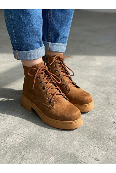 I Love Shoes Γυναικείες μπότες Voltera καφέ σουέντ