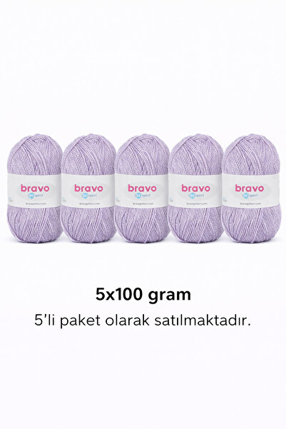 Bravo Respect 67 Lilac 100Gr 230Mt Knitting Yarn