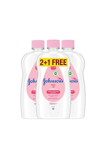 Johnson's Baby Oil 2+1 Free - 500 ml