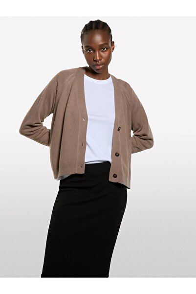 Sisley Women's Viscose and Wool Blend Button-Front Cardigan 325A102Hm602Q-Sis062