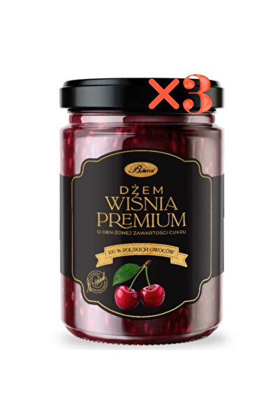 Bifix Pachet: 3 X Gem PREMIUM de visine (continut redus de zahar), 290g