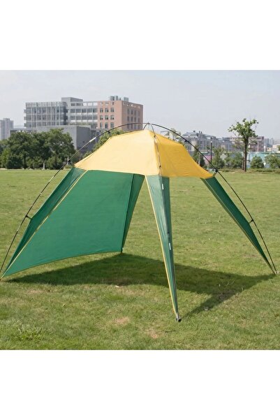 sylar 3 Kişilik Yarı Otomatik Plaj ve Kamp Çadırı – 3 Tarafı Açık Gölgelik, T...