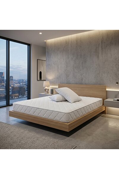 CELA Saltea Ortopedică Lux Romesa 20 cm 140x200 + 2 Perne Premium, Fibre Sili...