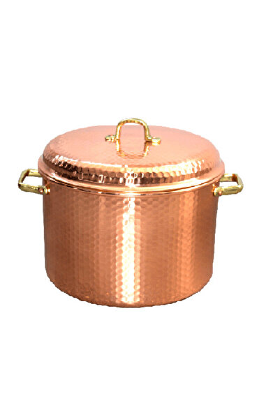 Destilatori Χάλκινη Κατσαρόλα Ø28εκ. με Καπάκι, Χταπόδι, Σούπες, Πιάτα