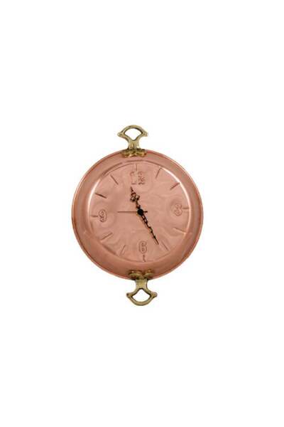 Mediterranean Art Copper wall clock, Quartz mechanism made in Germany, ideal ...