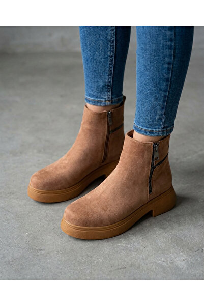 I Love Shoes Γυναικείες μπότες Talvera Καφέ Σουέντ