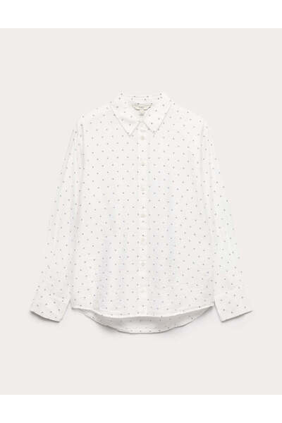 Marks & Spencer Dokulu Kadın Gömlek