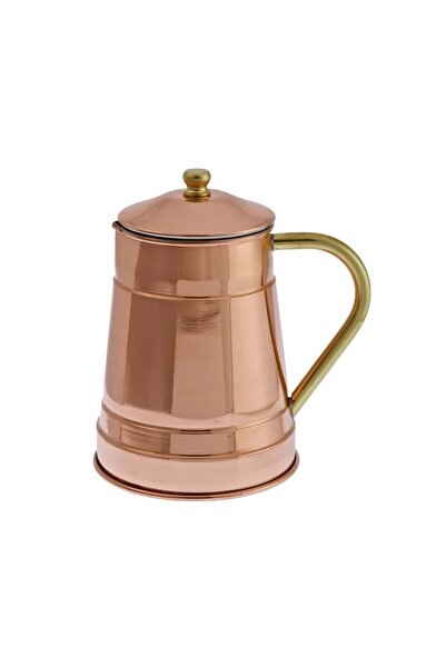 Destilatori 1.5 Liter Copper Carafe with Lid, Kettle for Tea Coffee Wine Boil...