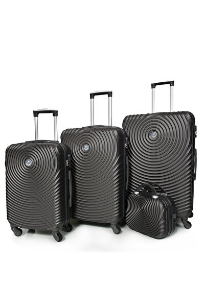 MORANO Morano 4-Piece Luggage Set Durable and Lightweight Spinner Wheeled Sui...