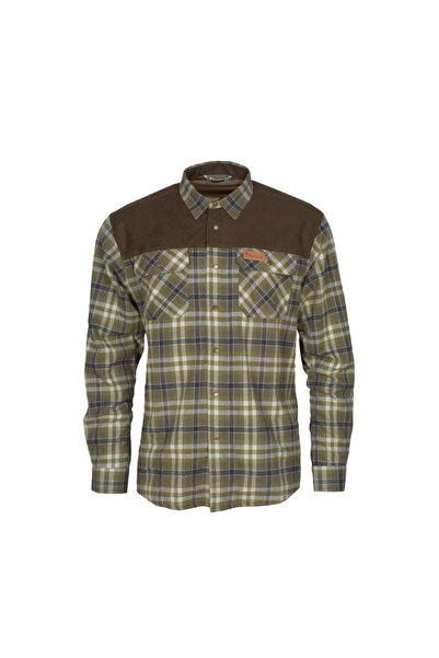 Pinewood Douglas Shirt, H.olive/L.Khaki