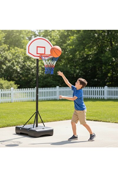 Selgot Coș de baschet portabil cu înălțime reglabilă 165-205 cm