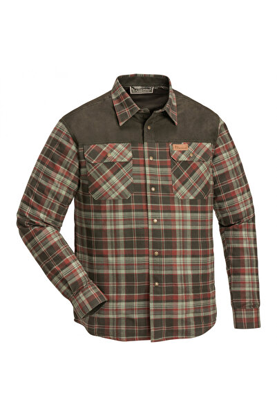Pinewood Douglas Shirt, Suede Brown/L.Khaki