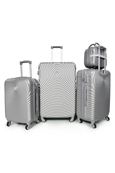 MORANO Morano 4-Piece Luggage Set Durable and Lightweight Spinner Wheeled Sui...