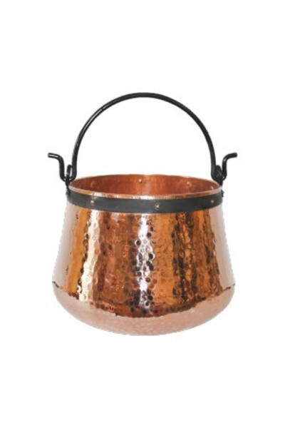 Destilatori Ceaun Traditional, Cupru Masiv, Toarta Fier Forjat, 15 Litri