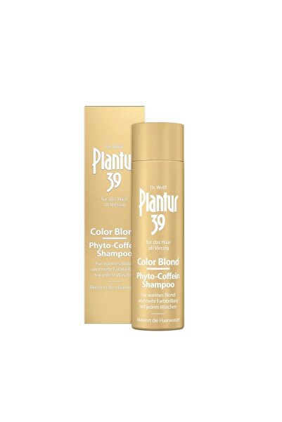 PLANTUR 39 Color Blond Sarı Saçlar İçin Kafeinli Şampuan 250 ml