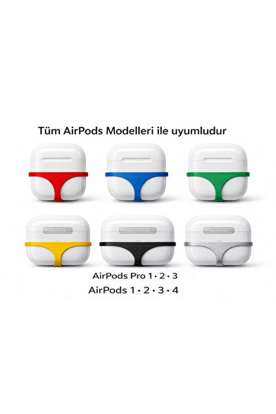 BarışDijitalTasarım AirPods / AirPods Pro için komik şekilli kılıf