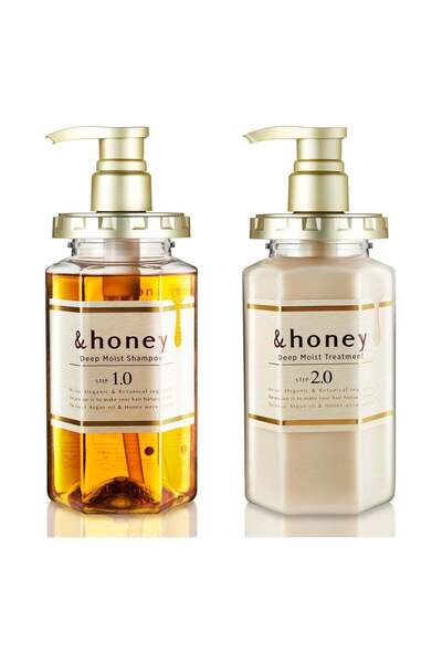 &Honey Deep Moist Shampoo & Hair Treatment Set – Made in Japan