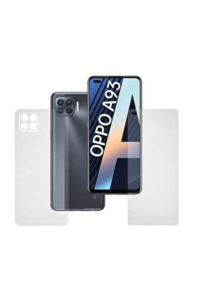SILKASE Set of 2 foils for Oppo A93, phone protection, silicone