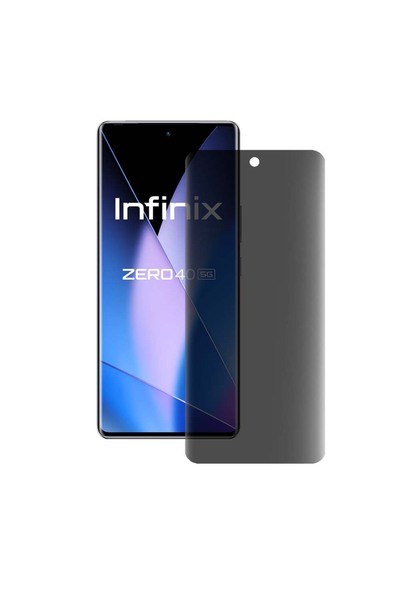 SILKASE Folie privacy mata pentru Infinix Zero 40, protectie ecran, silicon