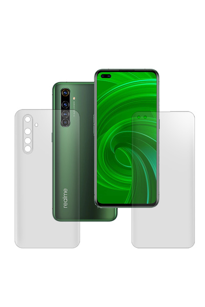 SILKASE Set 2 folii mate pentru Realme X50 Pro, protectie telefon, silicon