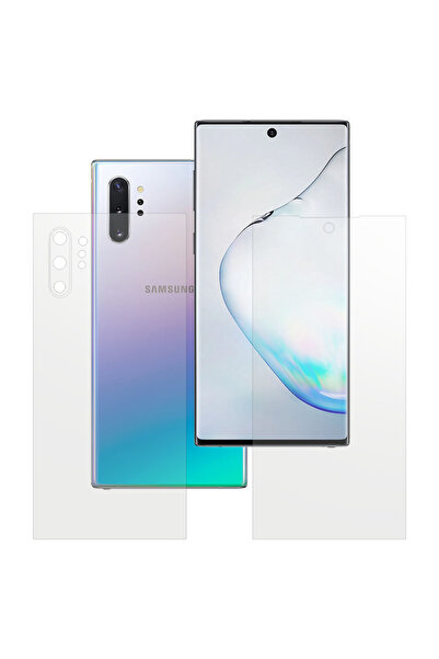 SILKASE Set 2 folii mate pentru Samsung Note 10 Plus, protectie telefon, silicon