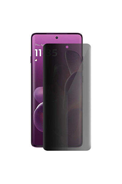 SILKASE Folie privacy pentru Motorola Edge 60 Pro, protectie ecran, silicon