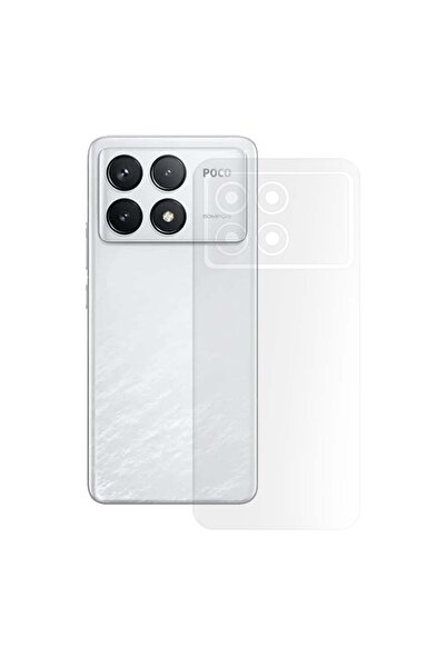 SILKASE Folie spate mata pentru Xiaomi Poco F6 Pro, protectie spate, silicon