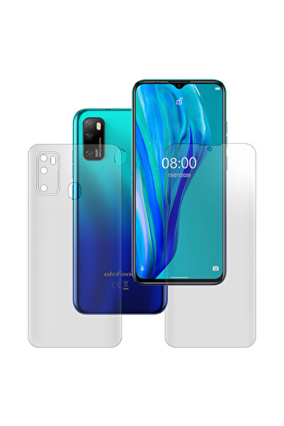 SILKASE Set of 2 matte foils for Ulefone Note 9P, phone protection, silicone