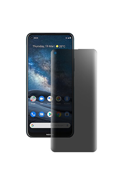SILKASE Matte privacy film for Nokia 8.3, screen protector, silicone
