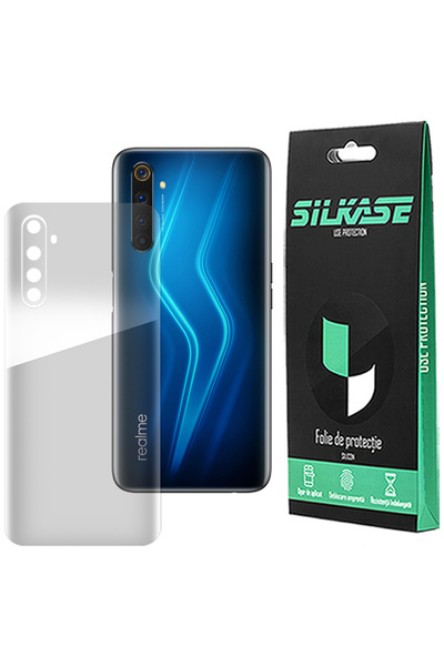 SILKASE Back cover for Realme 6 Pro, back protection, silicone
