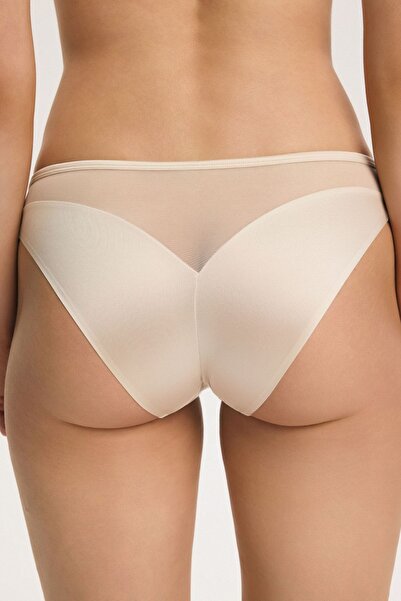 ESOTIQ Chiloți eleganți de damă, cu finisaj satinat și detalii din plasă, net...