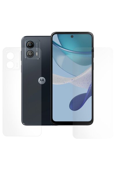 SILKASE Set of 2 matte films for Motorola Moto g73, phone protection, silicone