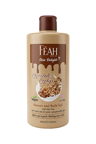 FEAH جل استحمام وغسول للجسم بالشوكولاتة 500 مل - غسول جسم مغذي وفاخر