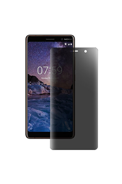 SILKASE Ματ μεμβράνη ιδιωτικότητας για Nokia 7 Plus, προστατευτικό οθόνης, σι...